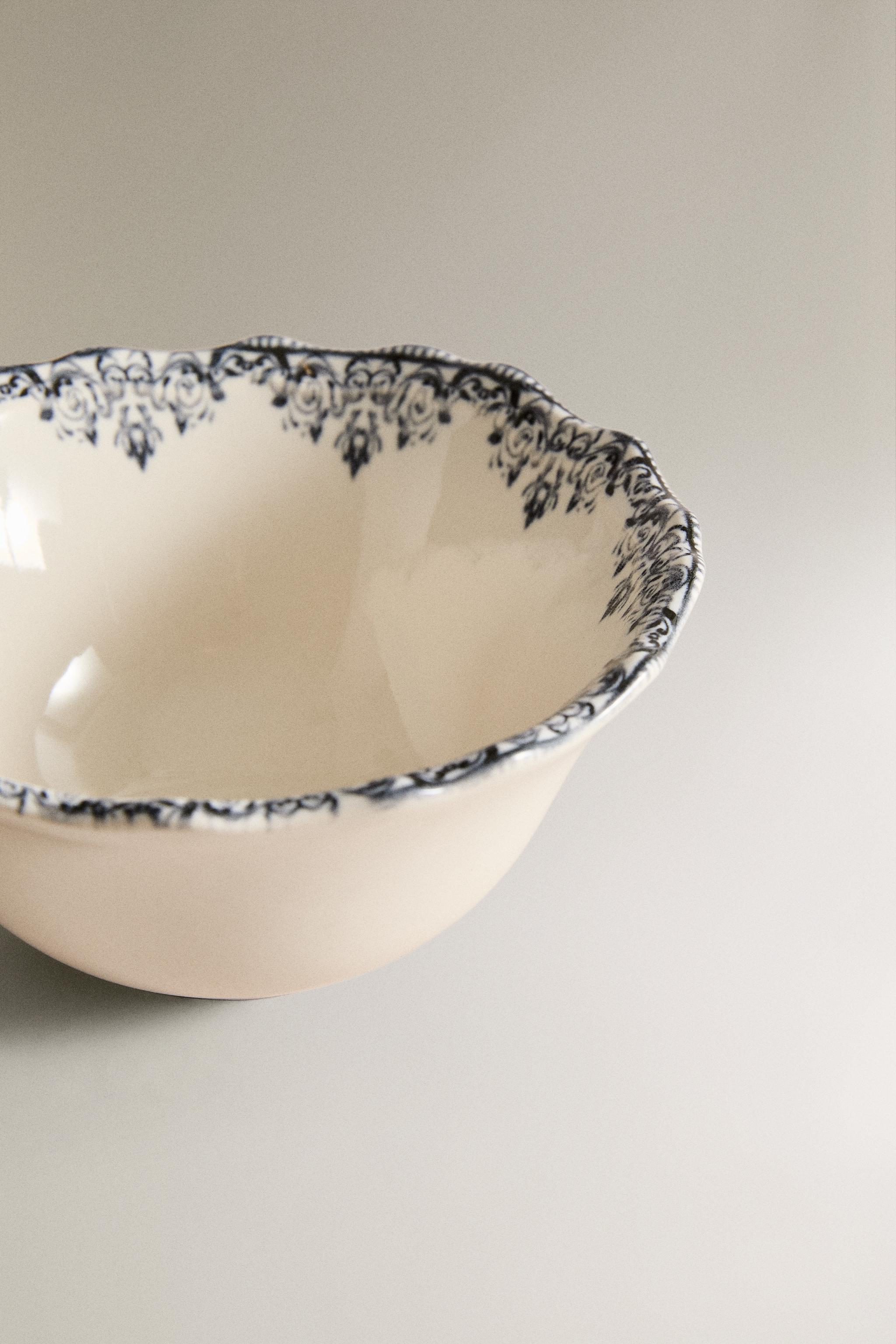 MINI DESSERT BOWL WITH PLACED DESIGN